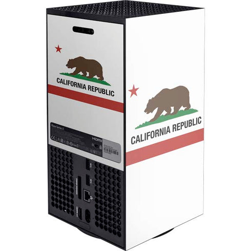 California Republic XBox Series X Digital Edition Console Skin